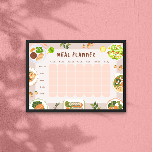 Meal Planner Cork Board – Organised & Stylish